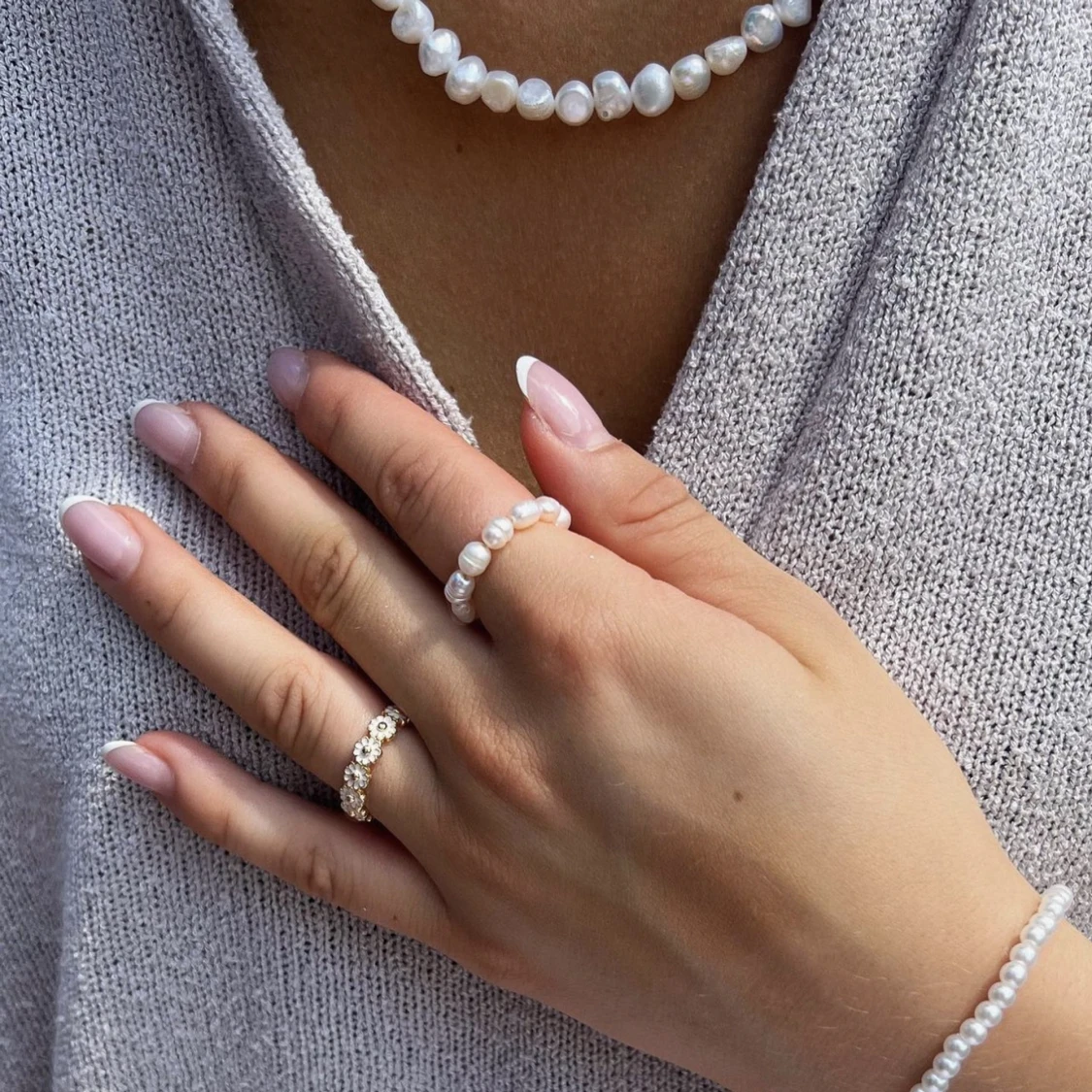 Pärlarmband m.m. - 90