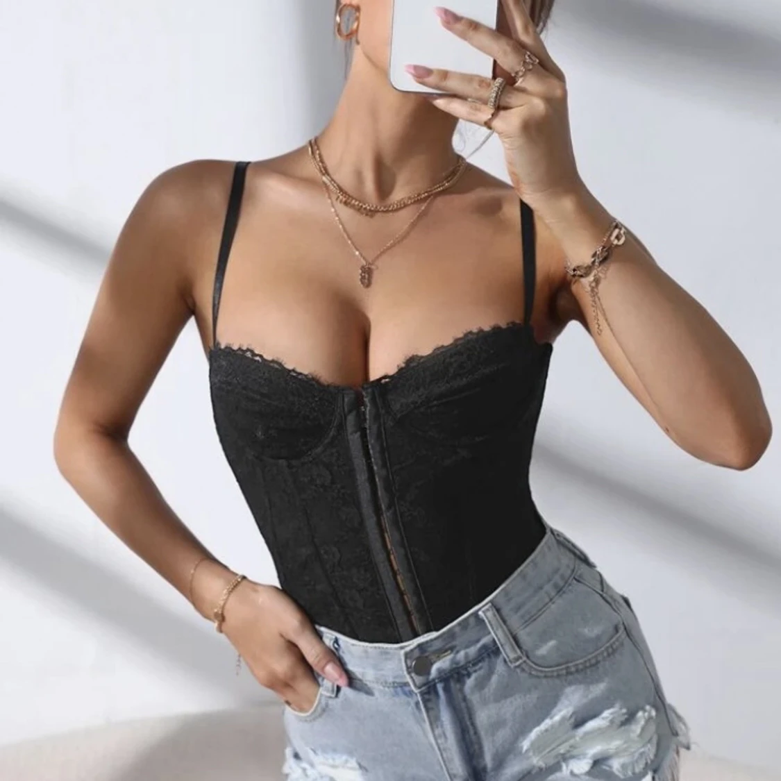 Korsett-topp, shein - 91