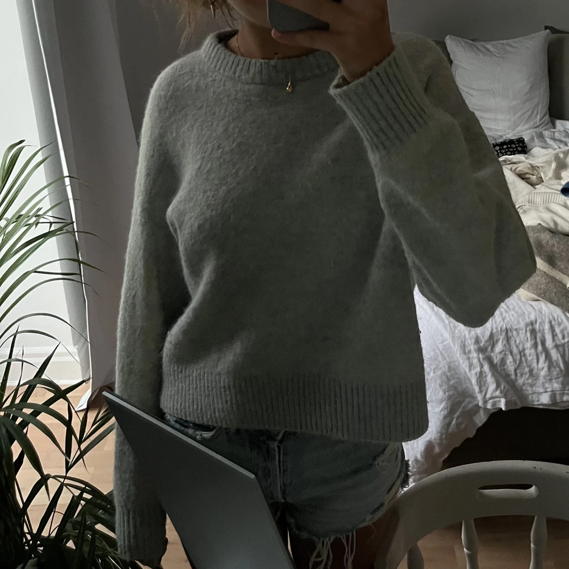 Stickad tröja