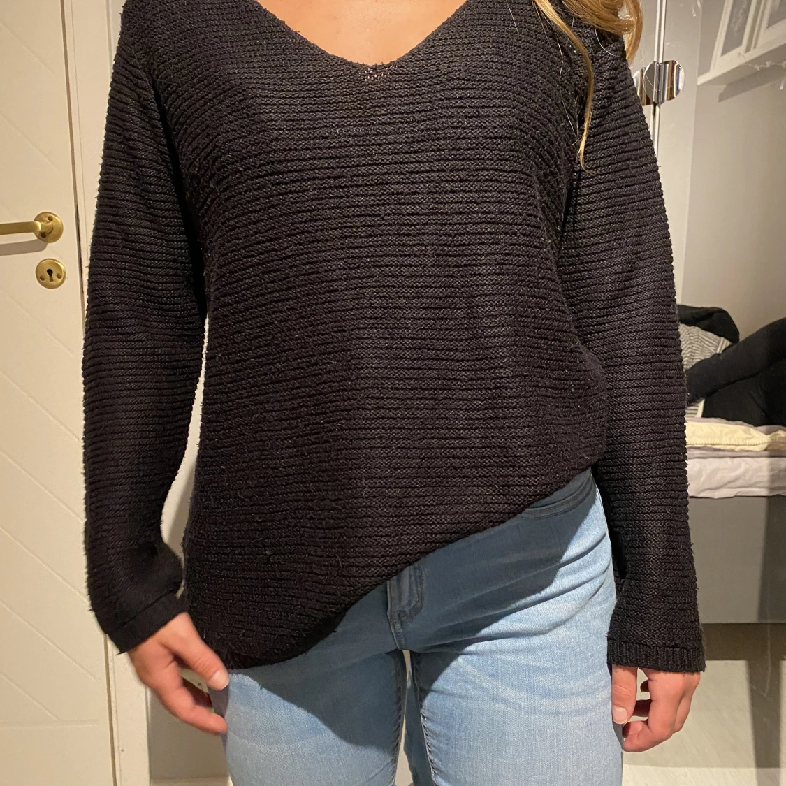 Stickad tröja