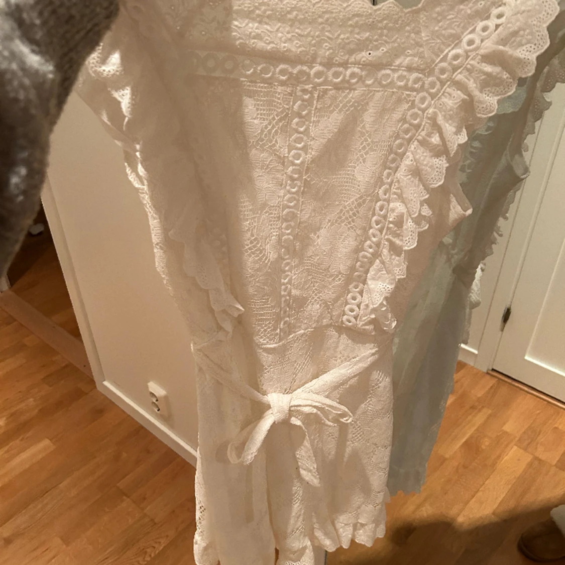 Studentklänning vit  - 90