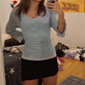 Blå tröja - Vintage blå tröja i storlek s. Inga defekter, skriv vid frågor💕