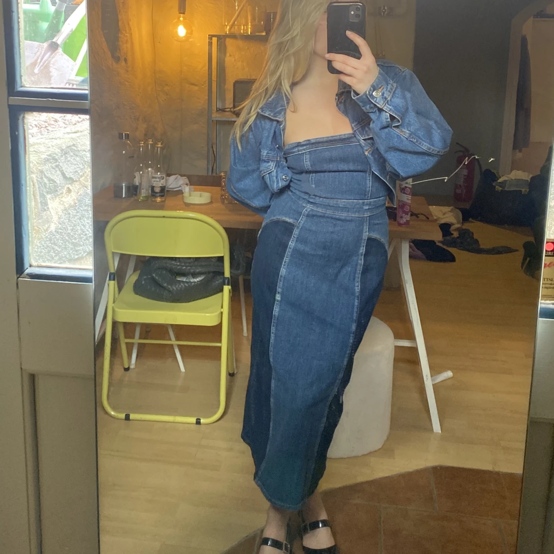 Jeansklänning  - 90