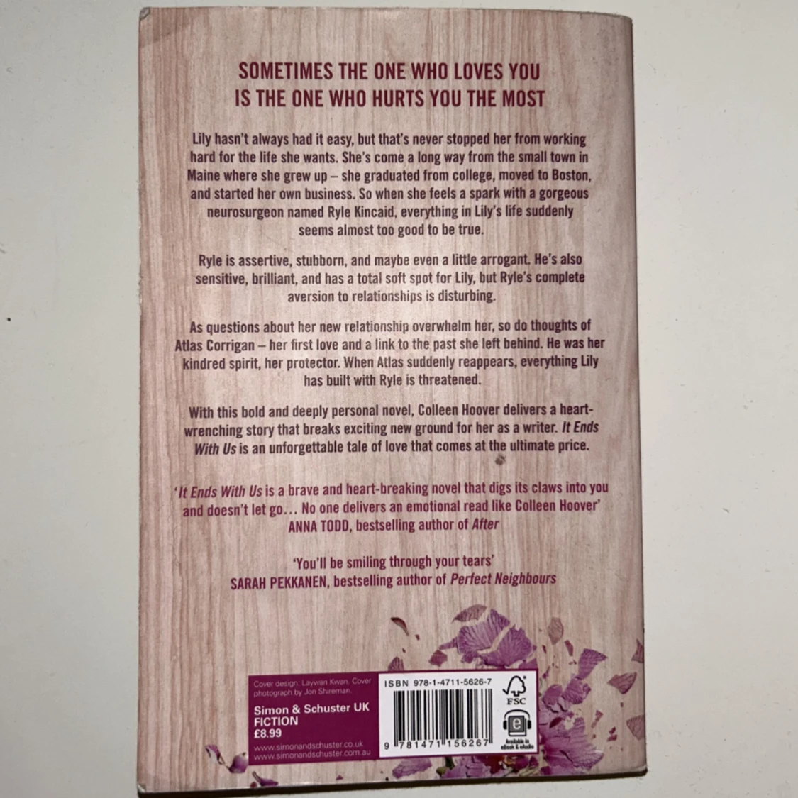 It ends with us av Colleen Hoover bok - 90