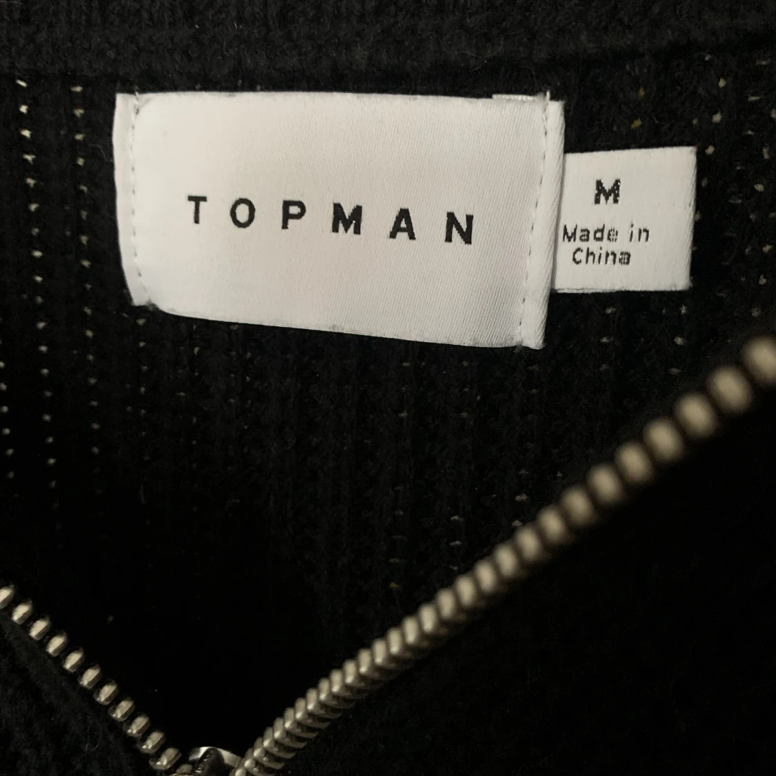 Stickad Half zip Tröja - 90