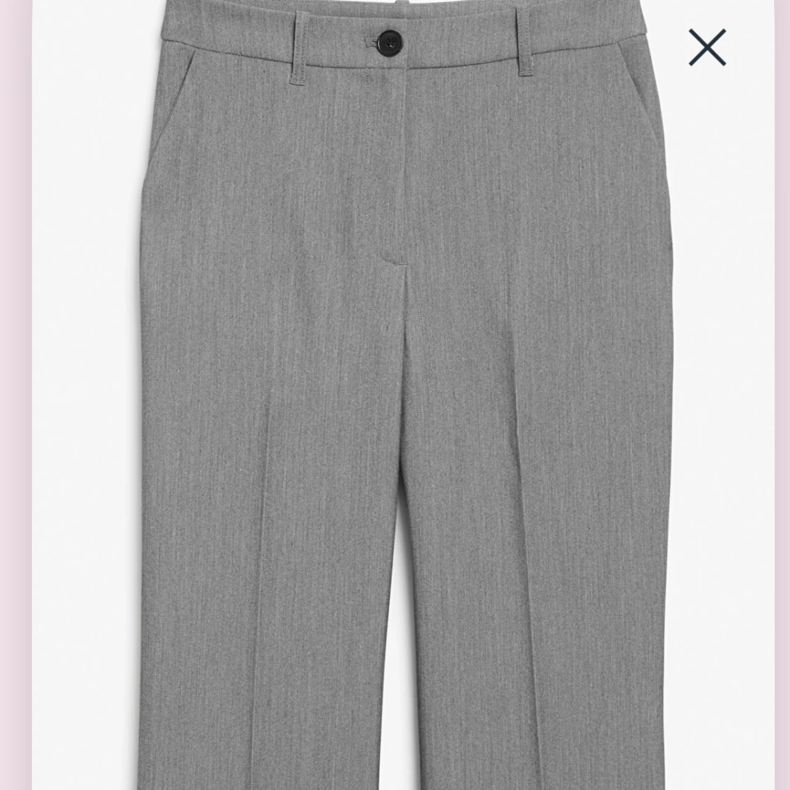 Grå kostymbyxor - 90