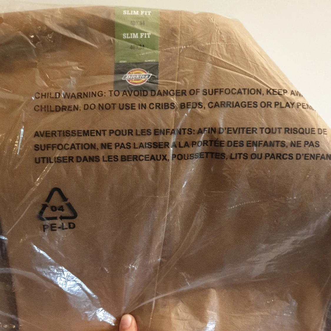 Dickies 872 slim fit Duck brown, W40L34 - 91