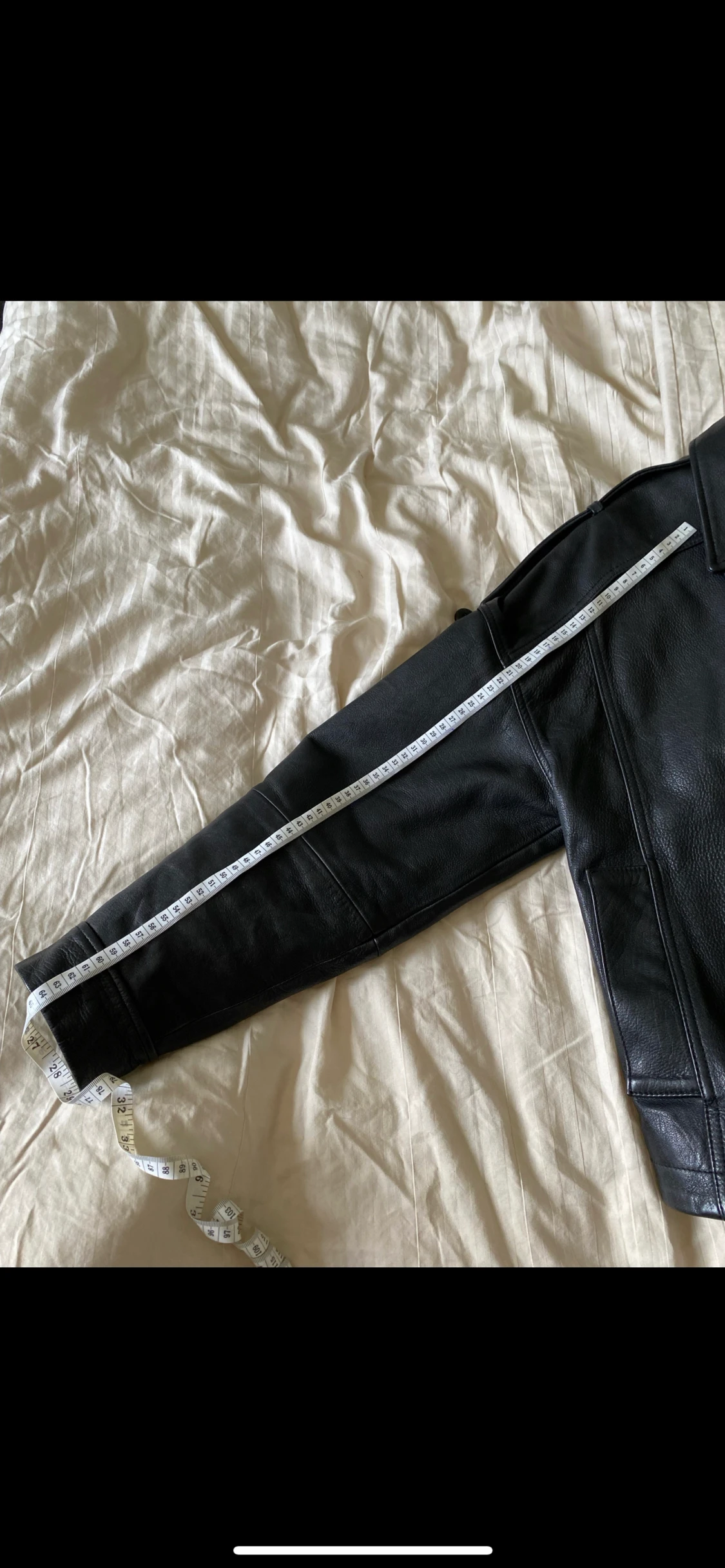 Jättesnygg skinnjacka  - 90
