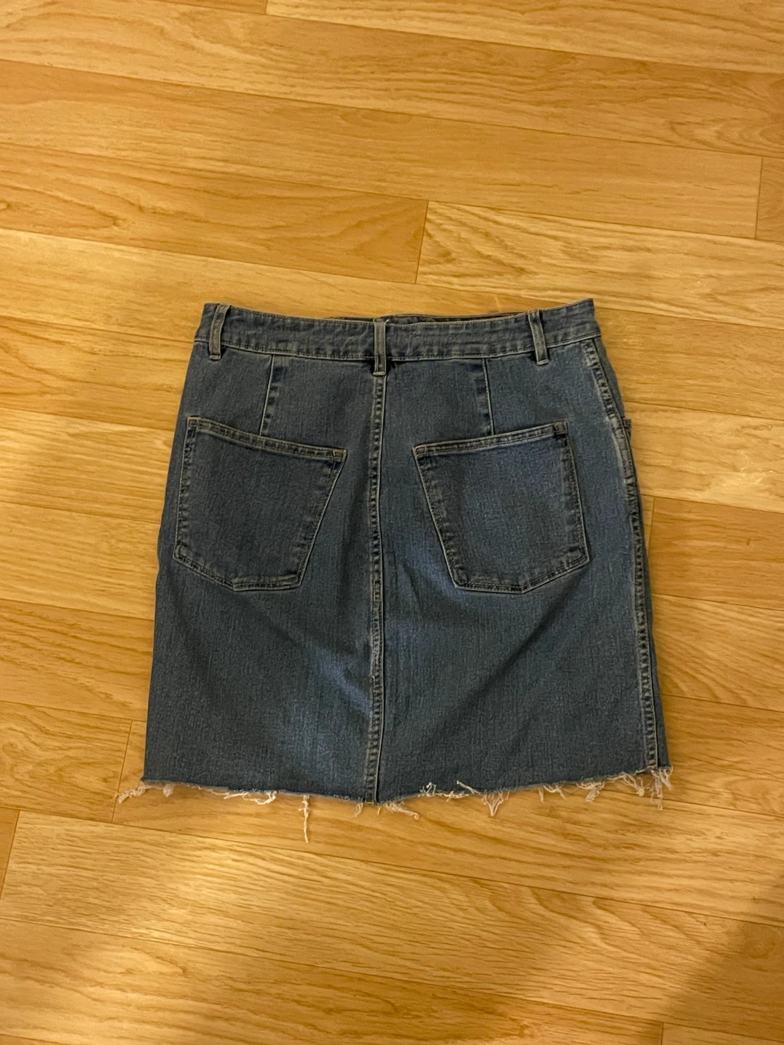 Blå jeans kjol - 90