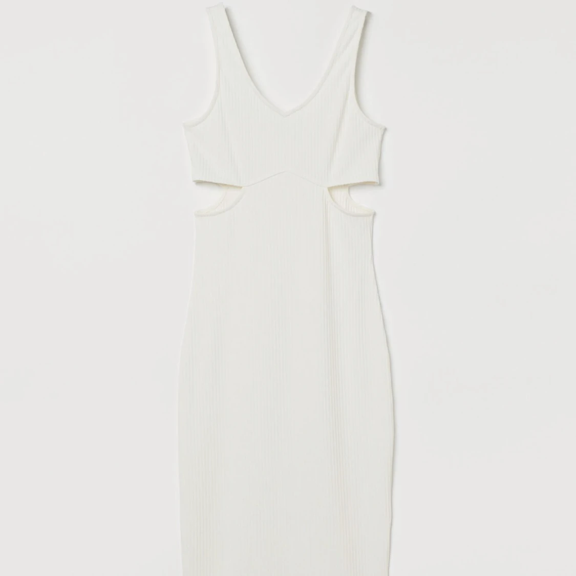 Vit Långklänning - 90