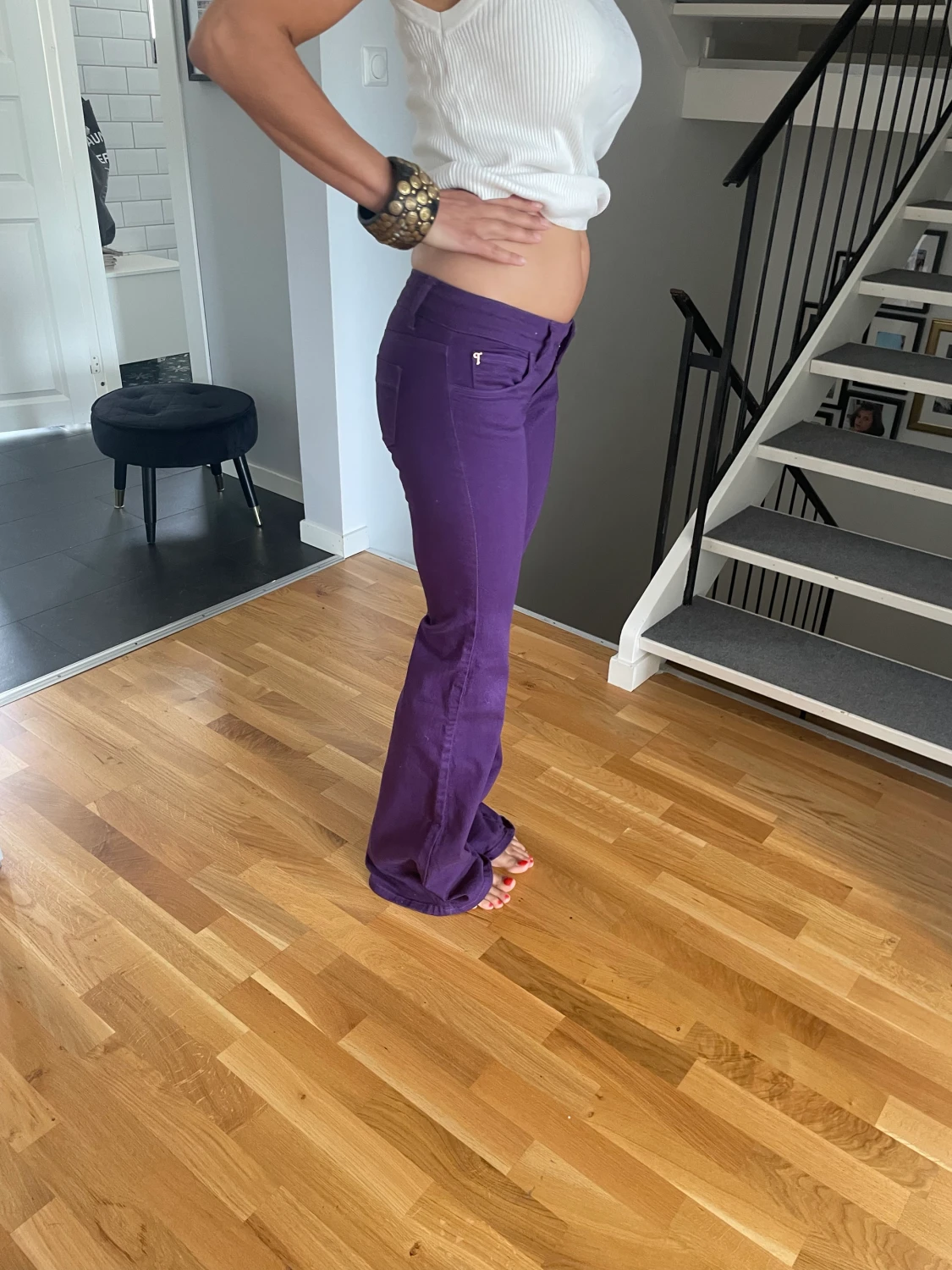 Lågmidjade jeans - 90