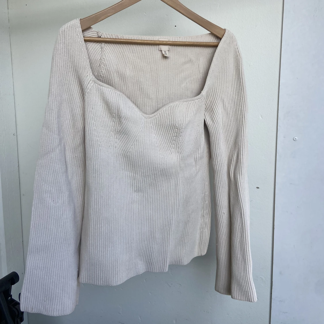 Krämvit tröja - 91