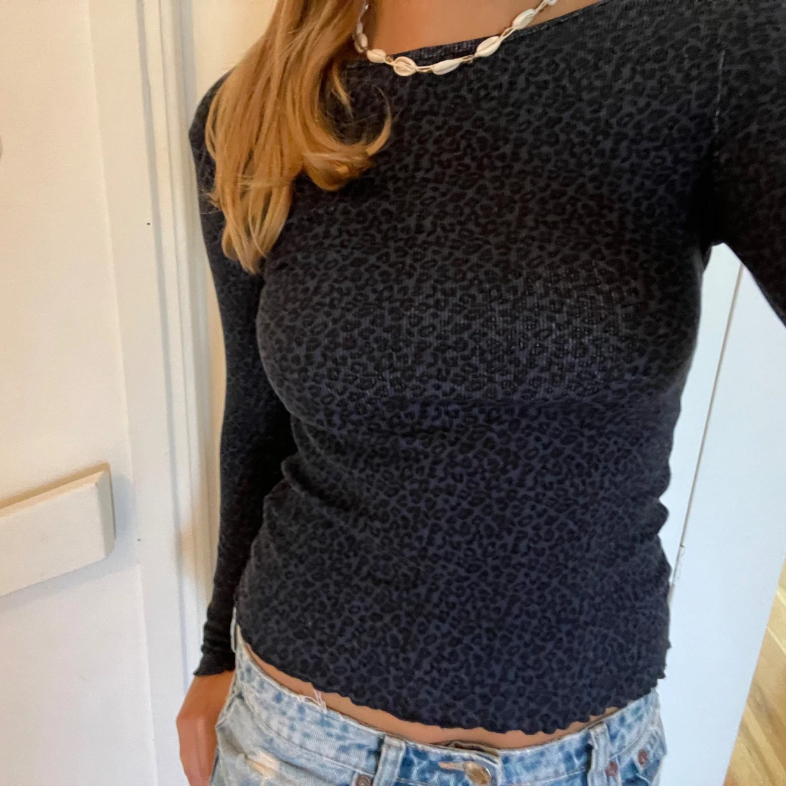 Blå leopardtröja🐆💙