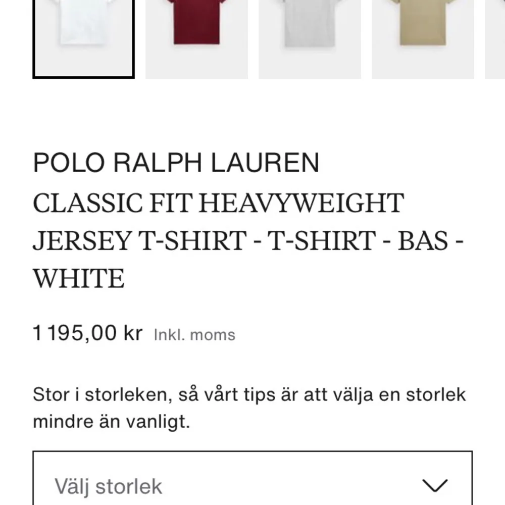 Alldeles sprillans ny Ralph Lauren T-Shirt. 10/10 skick. Aldrig tvättat eller använd. Köpt på zalando för 1200kr. Tröjan är i ett mer exklusivt och tjockare material som sitter som en smäck! Säljs pga ogiltig retur, allt OG medgår.. T-shirts.