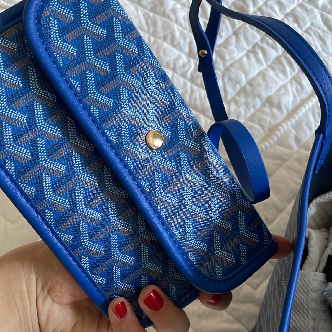 Goyard väska blå - 92