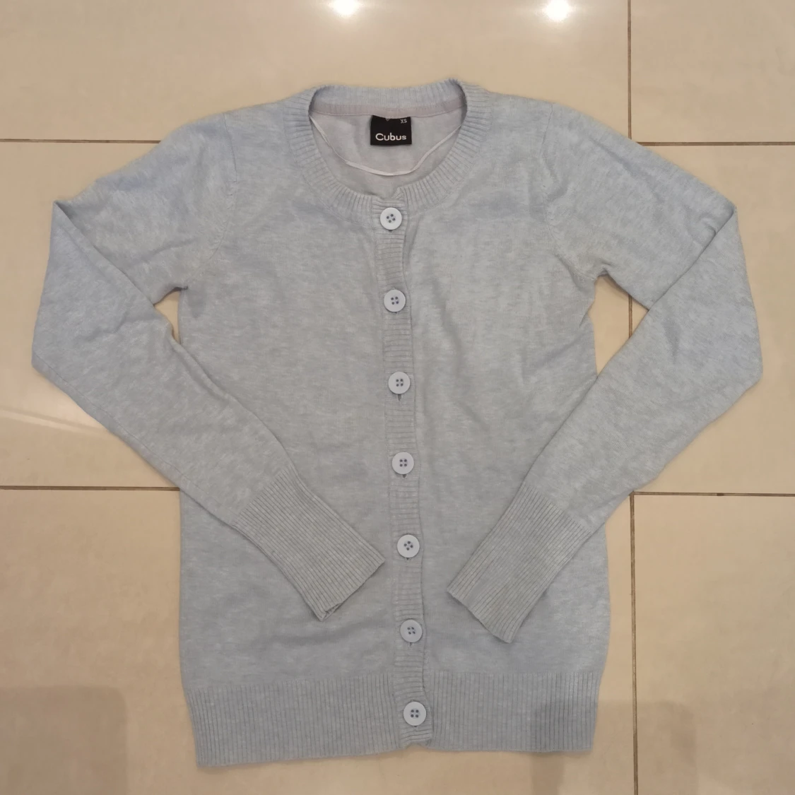 Ljusblå kofta från Cubus