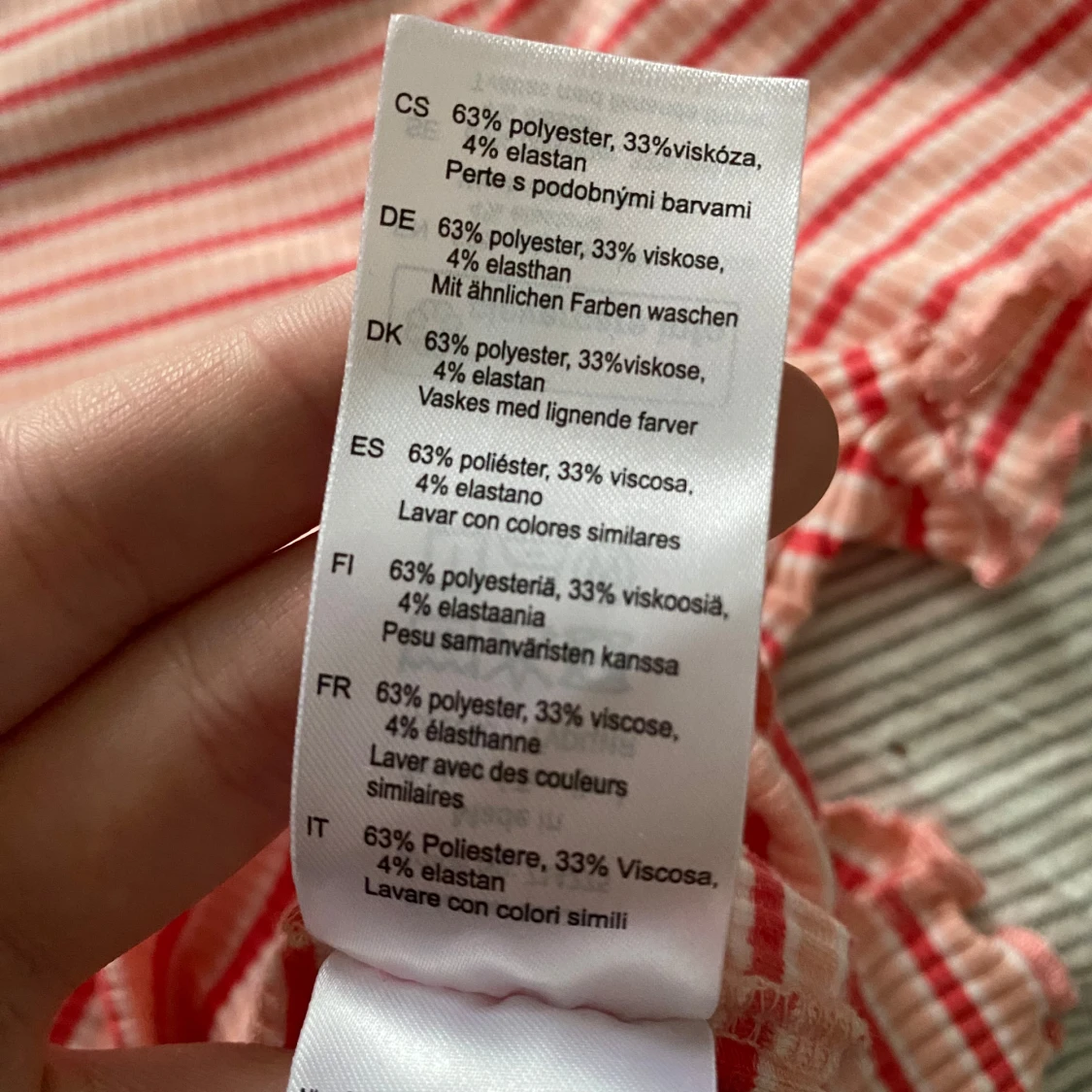 Randig ribbad topp från Bubbleroom - 93