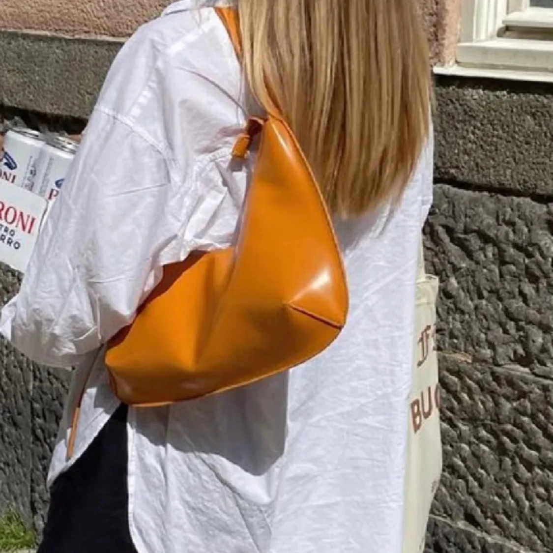 ASOS brown orange axelväska