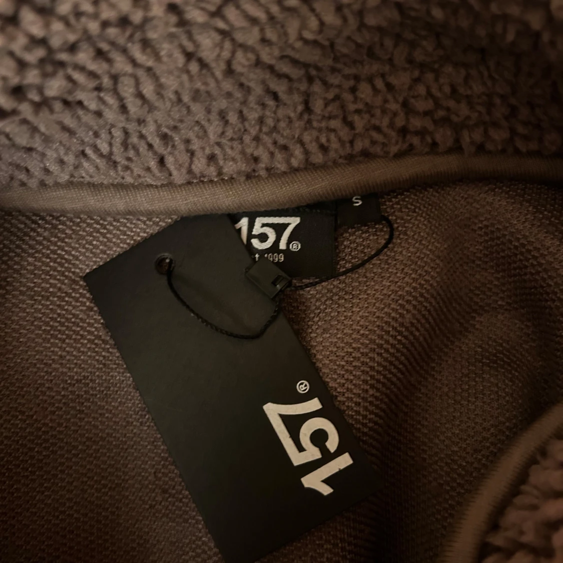 Brun teddyjacka från 157 - 2