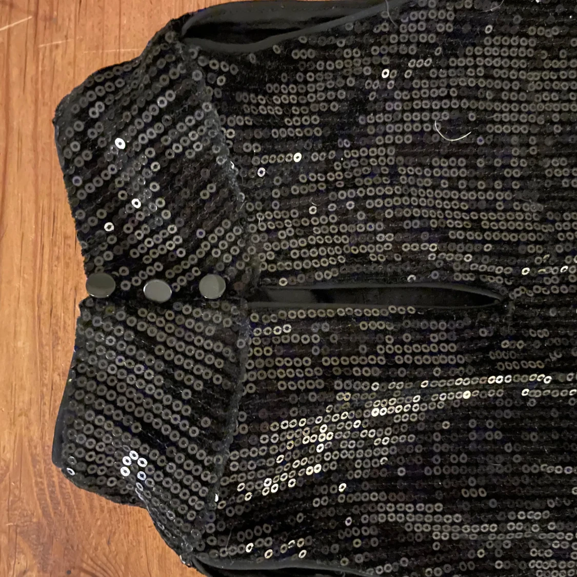 Svart paljettopp - 3