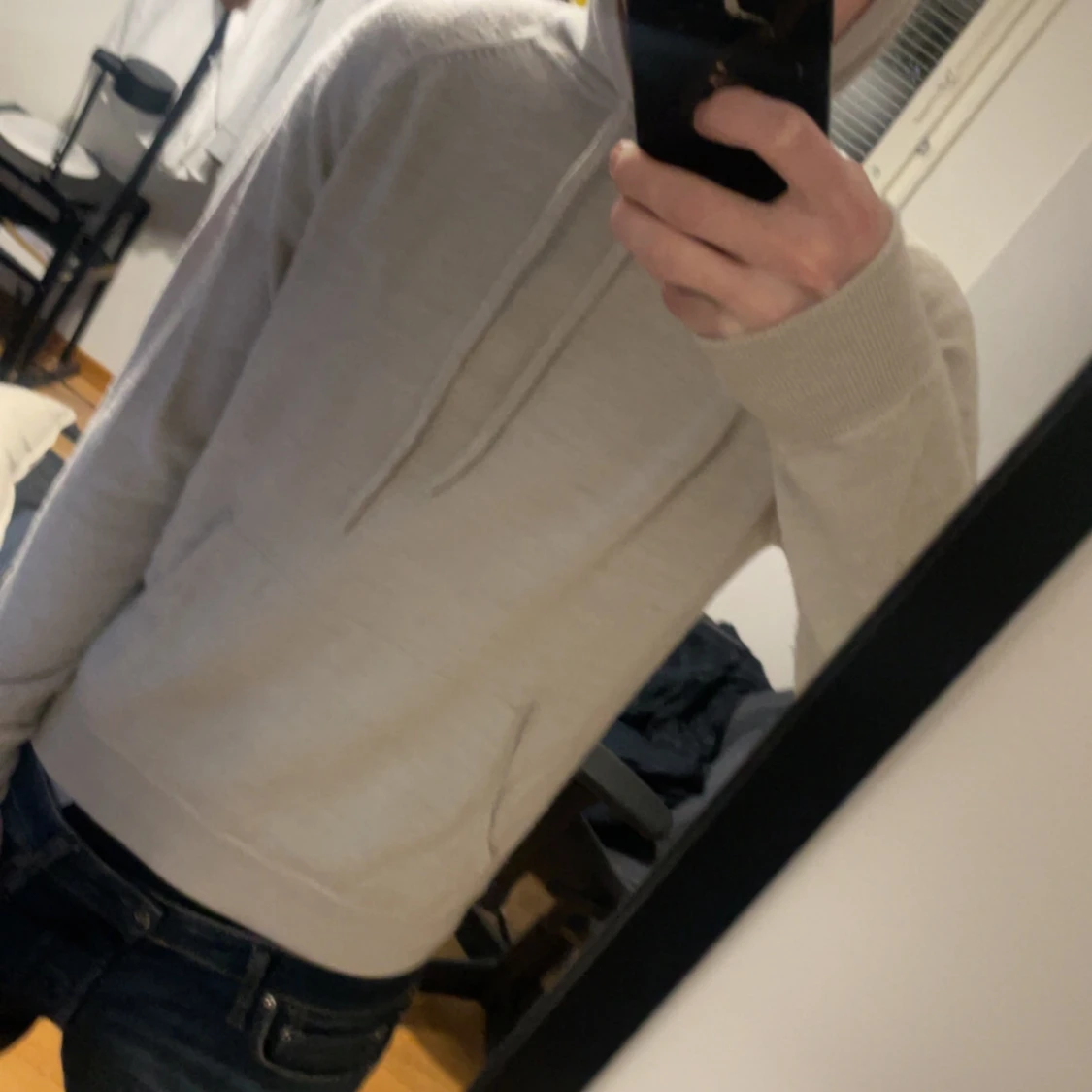 Beige hoodie från Bläck - 1