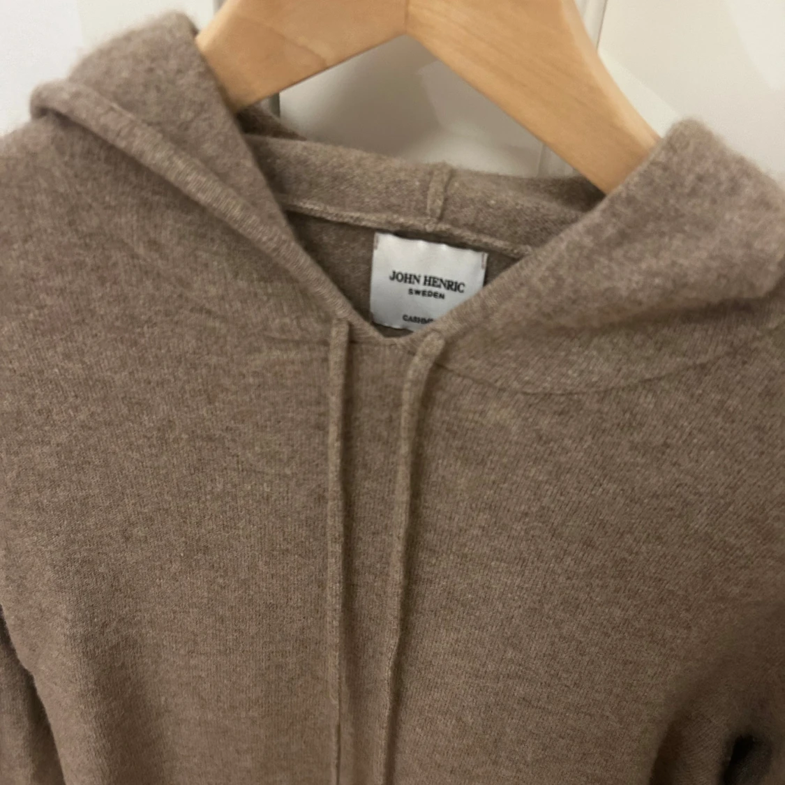 Beige John Henric kashmir hoodie