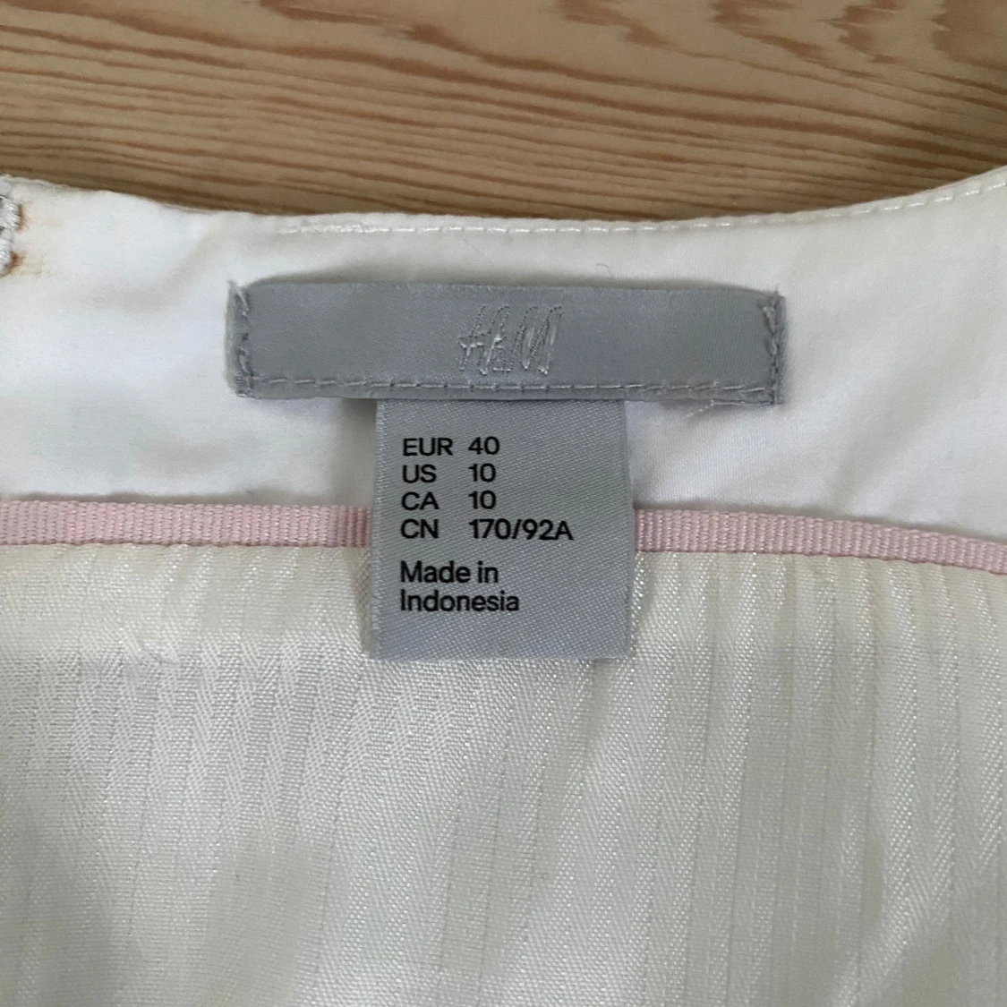 Vit klänning från H&M - 92
