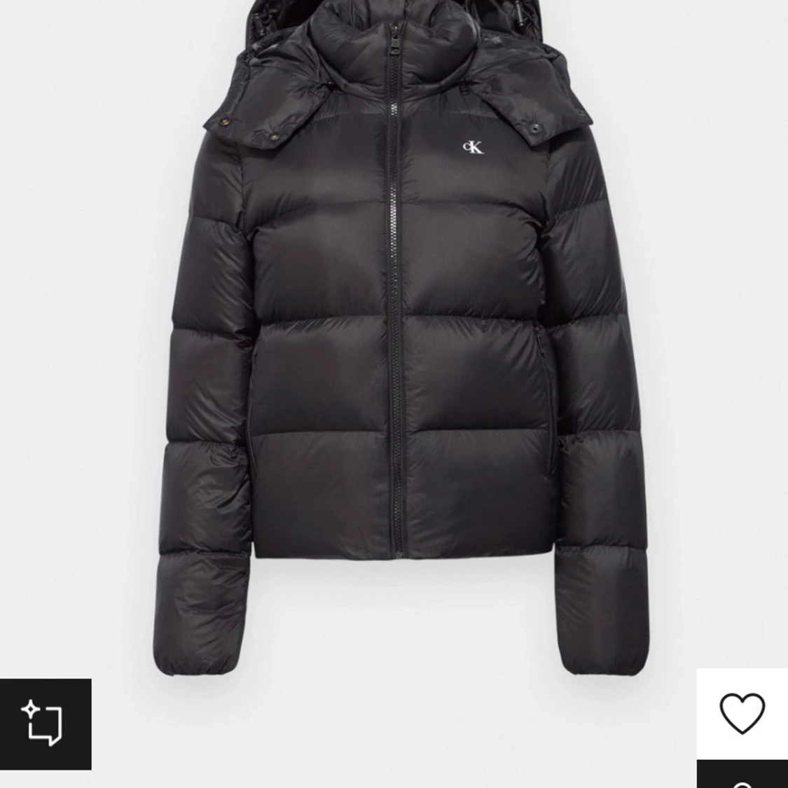 Svart dunjacka från Calvin Klein