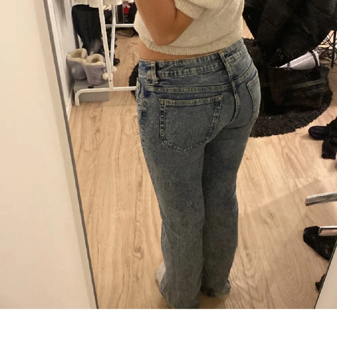 Blå jeans i bra skick