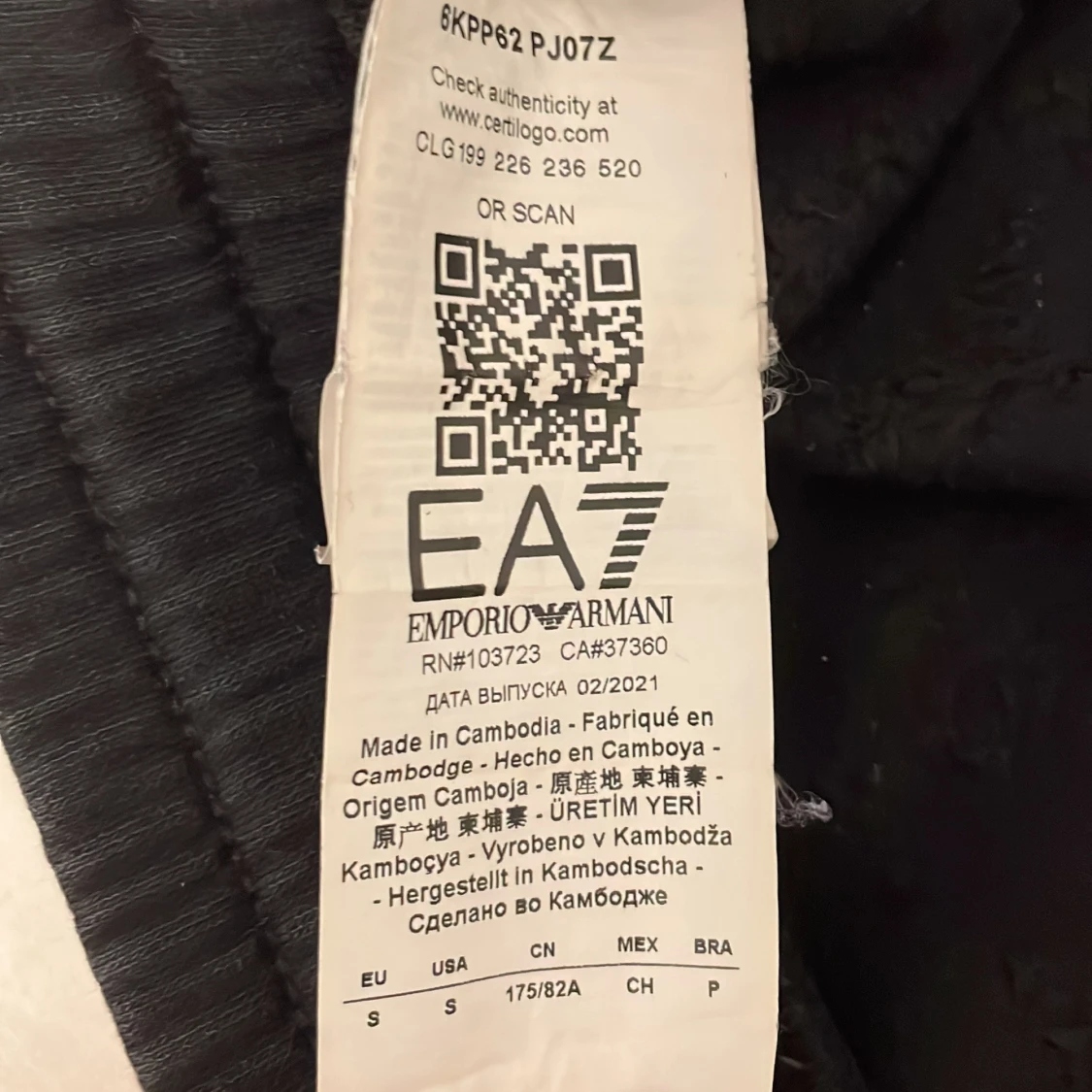 Svarta mjukisbyxor från Emporio Armani - 91