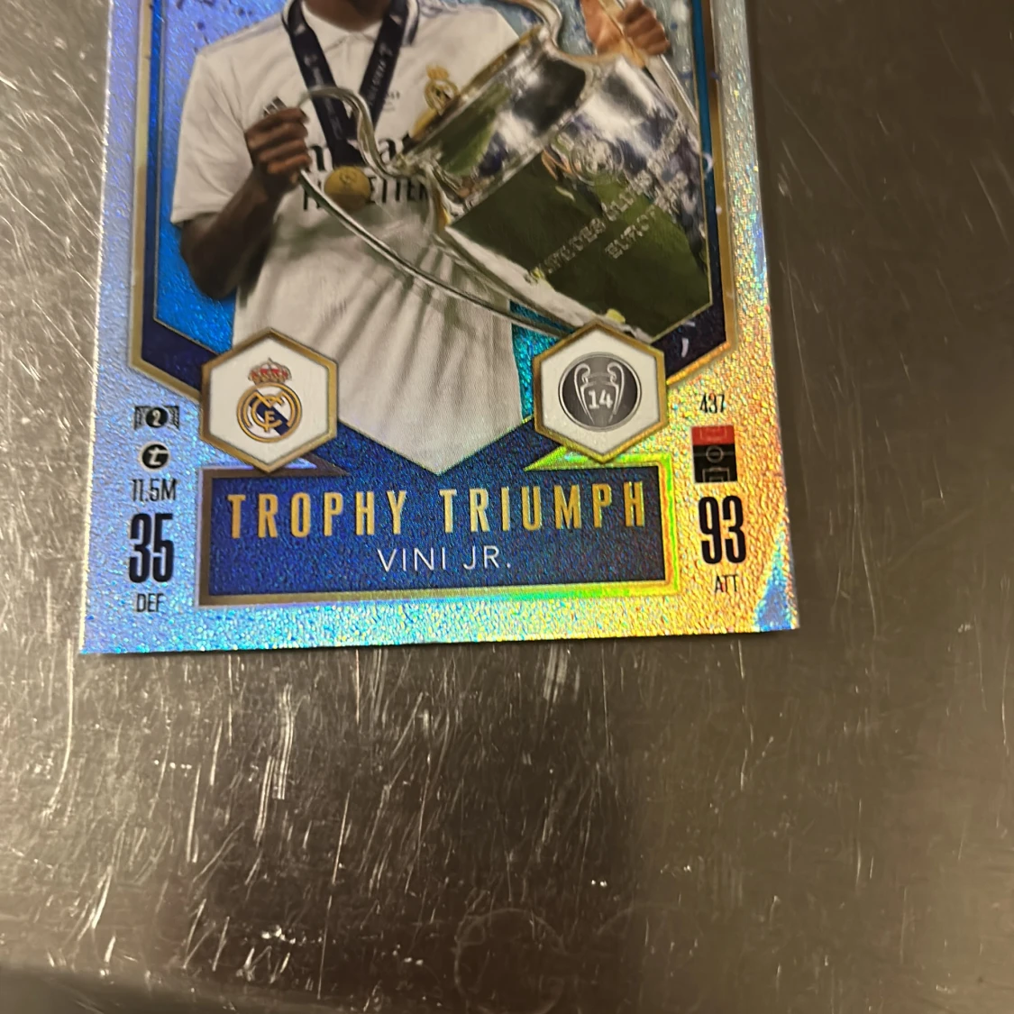 Fotbollskort Trophy Triumph Vini Jr. - 93