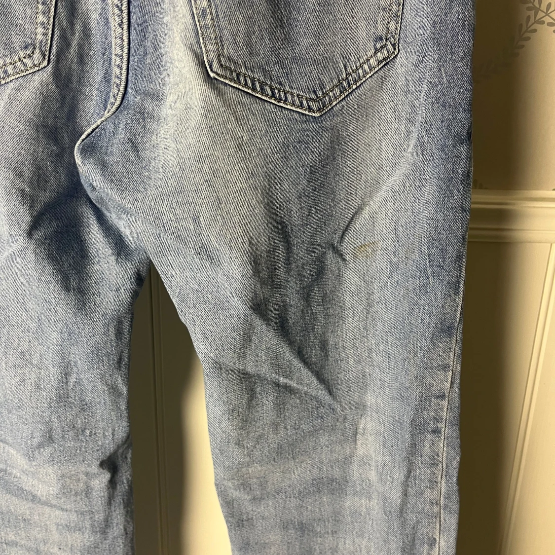 Ljusblå jeansbyxor - 3