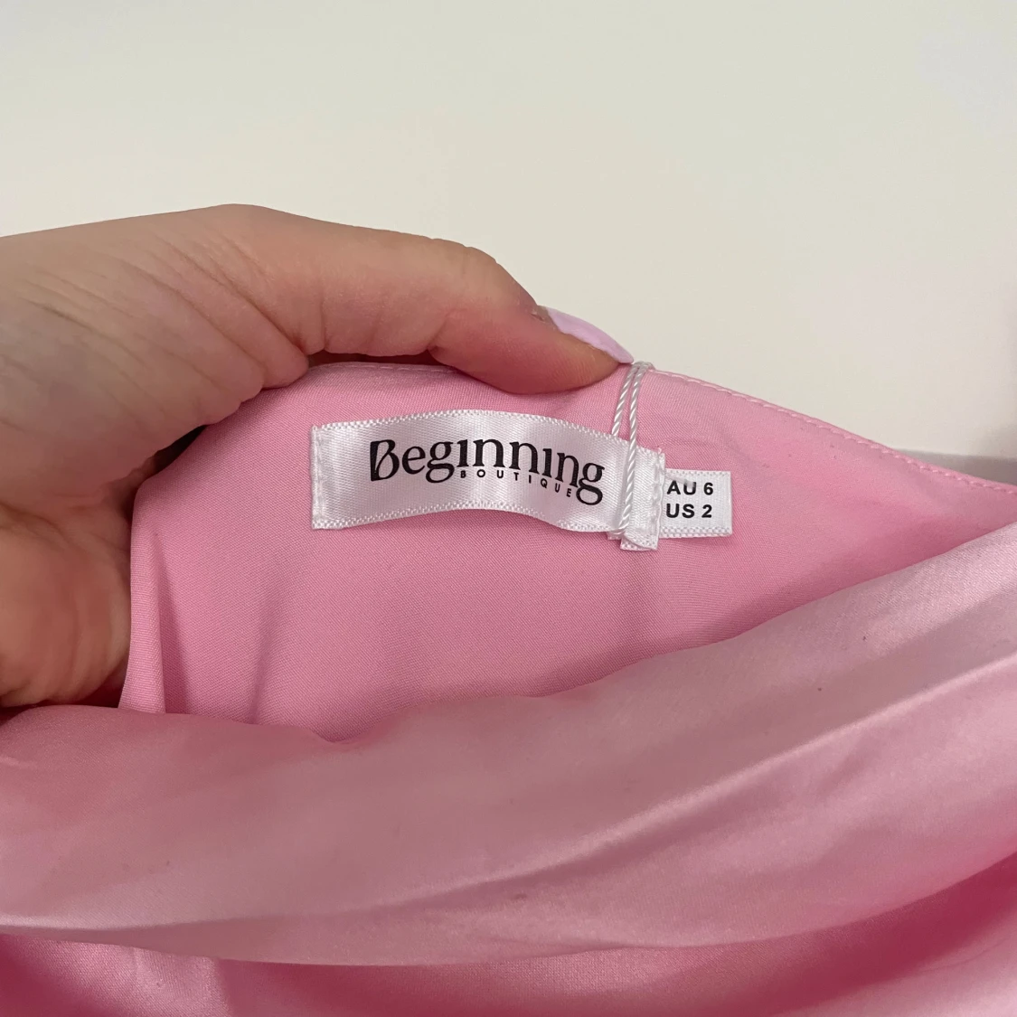 Rosa långklänning från Beginning Boutique - 2