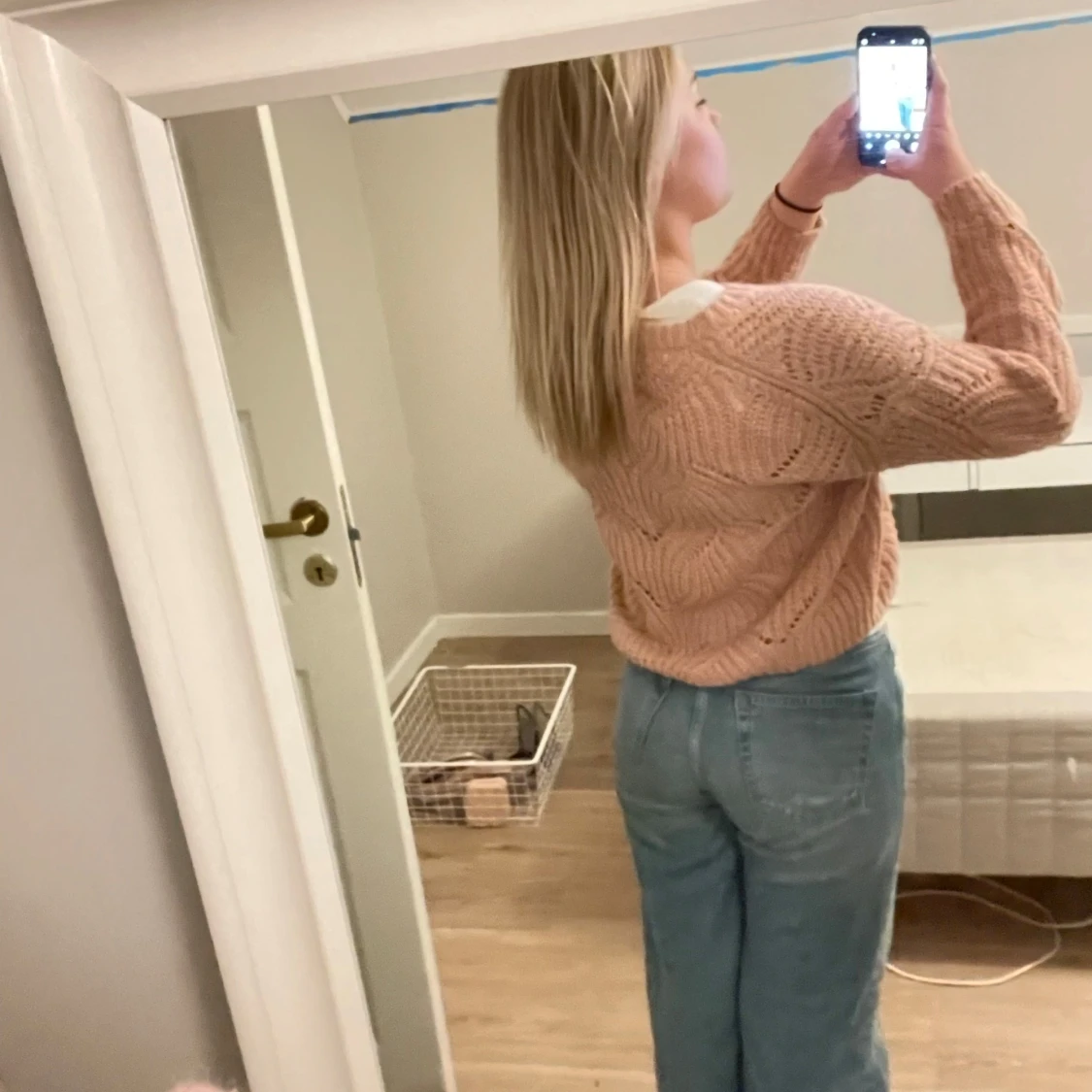 Beige stickad tröja från ONLY - 90