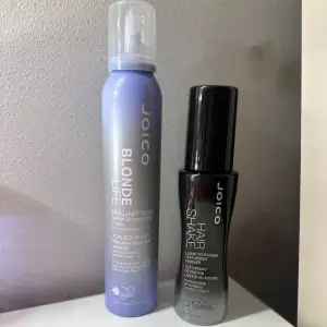 joico produkter oanvända, violet moussen är endast testad en gång så den är som ny -Blonde Life Brilliant Tone Violet, den tar bort gula och varma toner - Hair shake, ger härlig volym, textur, grepp, lyft och fyllighet 