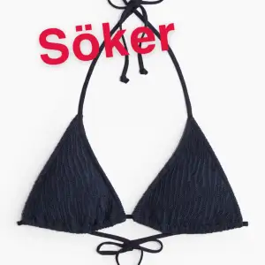 Söker denna blåa bikini från hm i storlek 36, 38 eller 40. Kan betala nypris!🌊