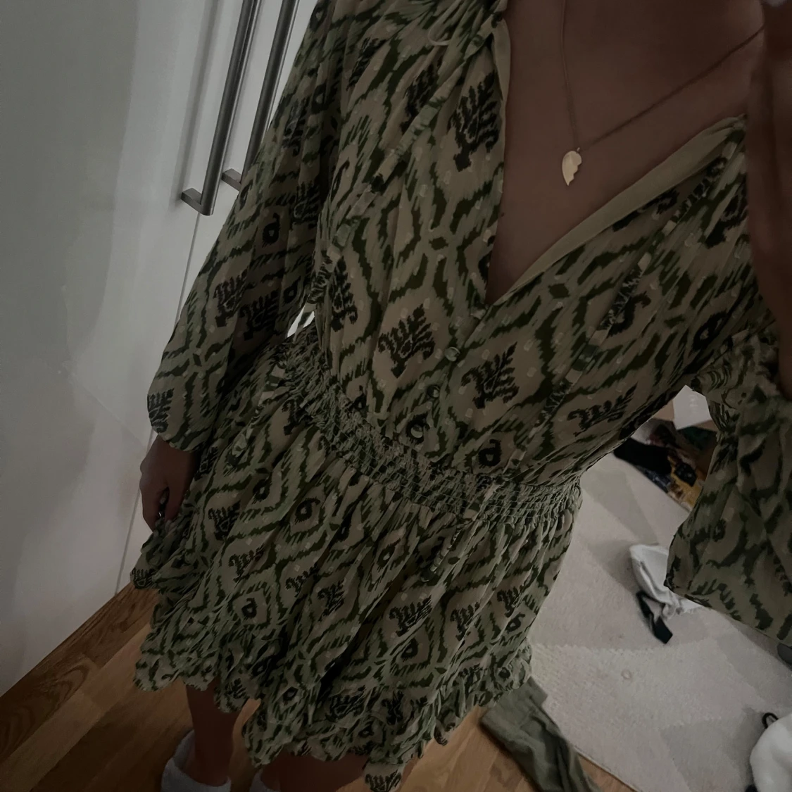 Mönstrad klänning - 90