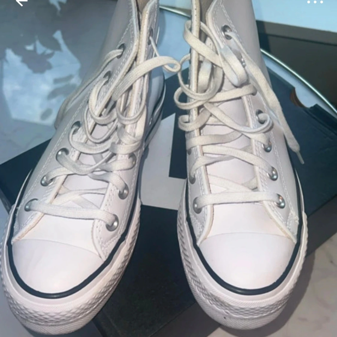 Chuck Taylor all star lift- höga sneakers vita - 90