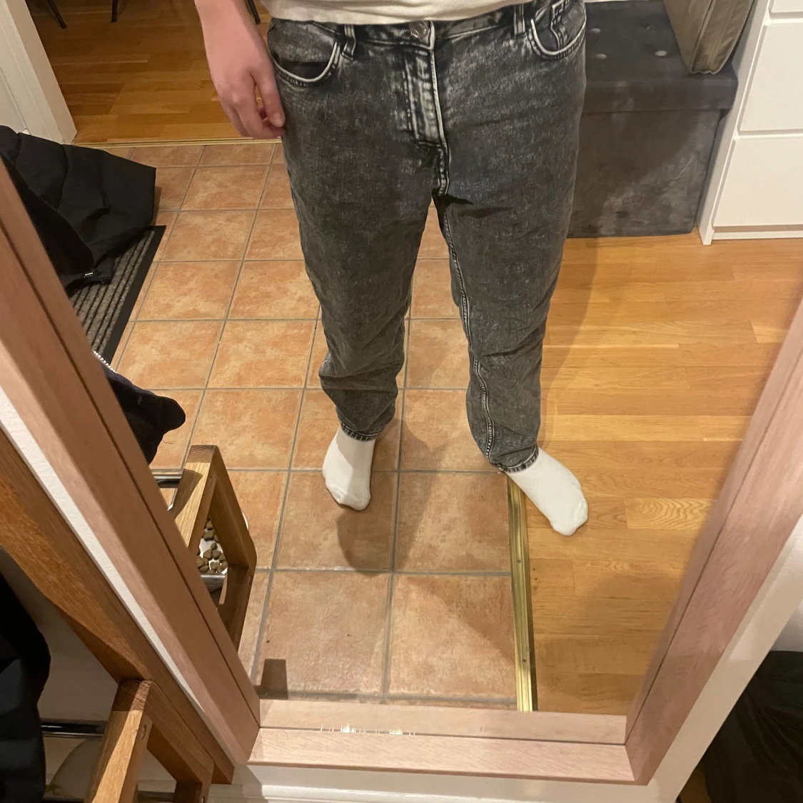 Grå jeans från H&M