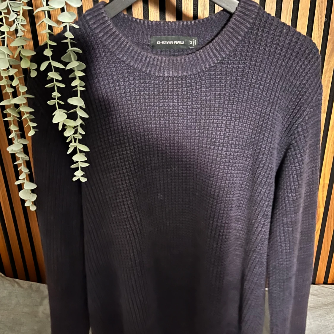 Mörkblå stickad tröja från G-Star RAW