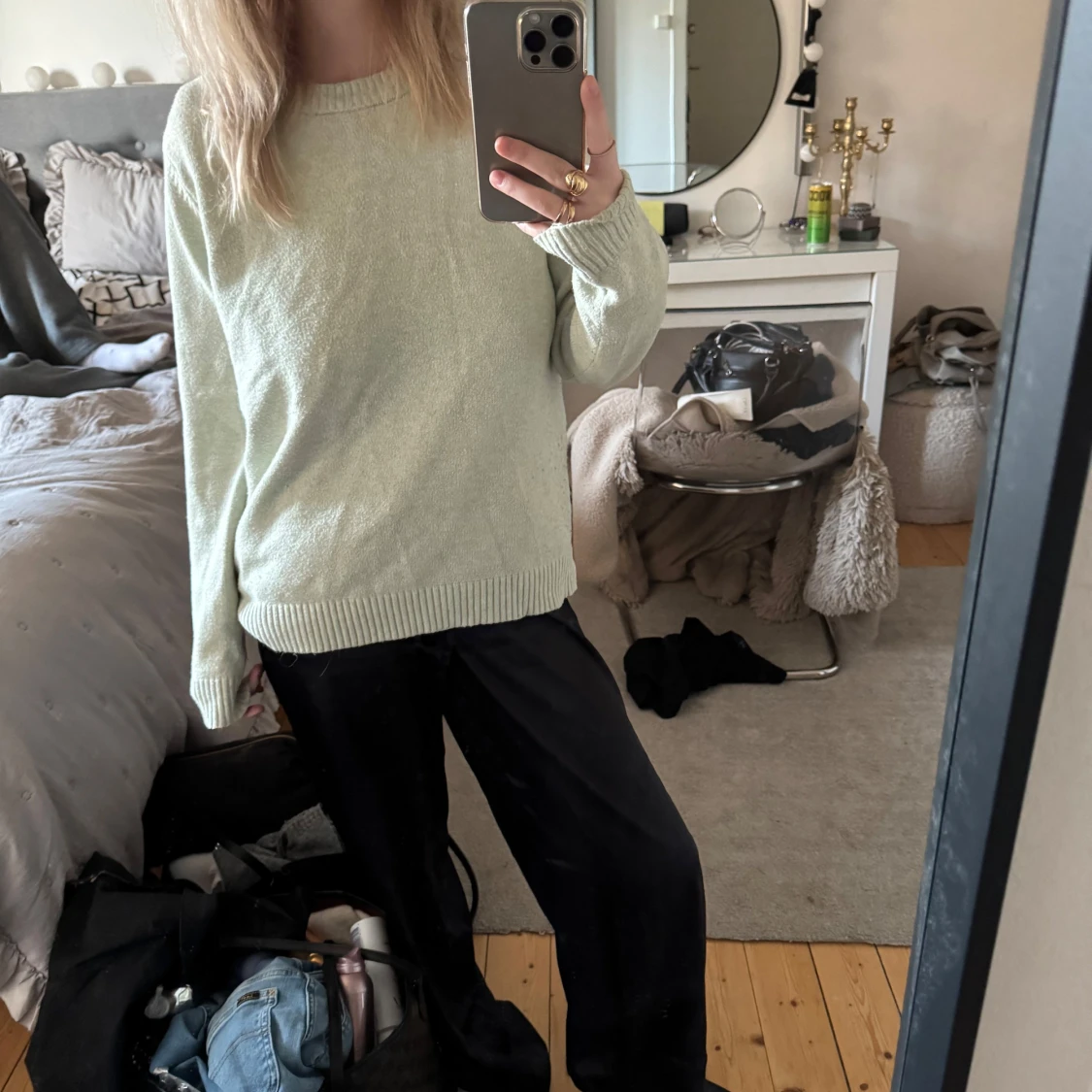 Fin stickad tröja - 90