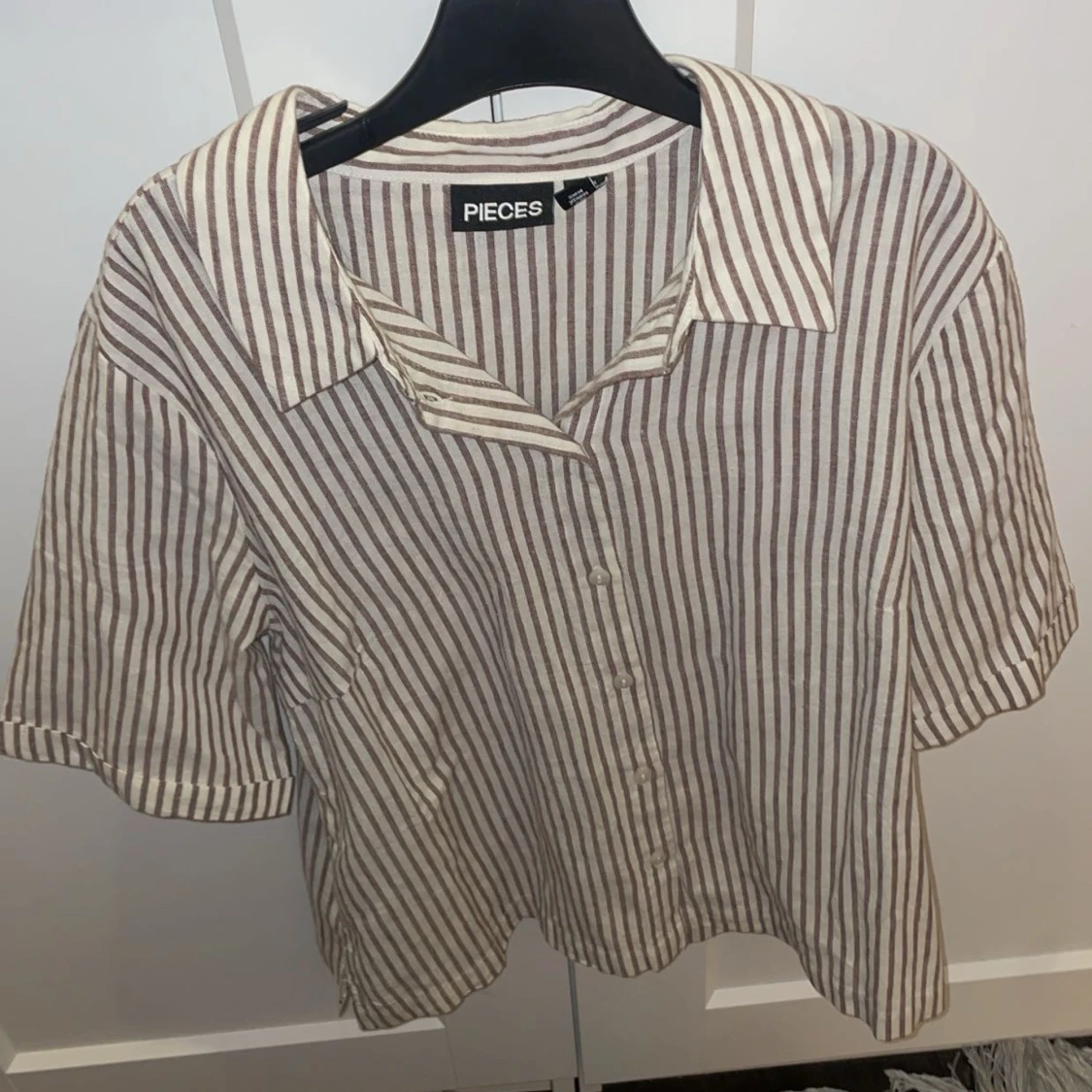 Randig skjorta från Pieces - 1