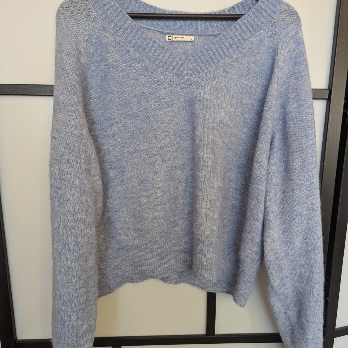 Ljusblå stickad tröja från Cubus - 91