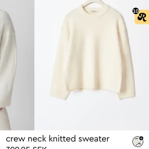 Crew neck knitted sweater från Gina - Den ”klassiska” stickade tröjan från Gina, den är använd ganska lite men ändå ett par gånger super mysigt storlek xs