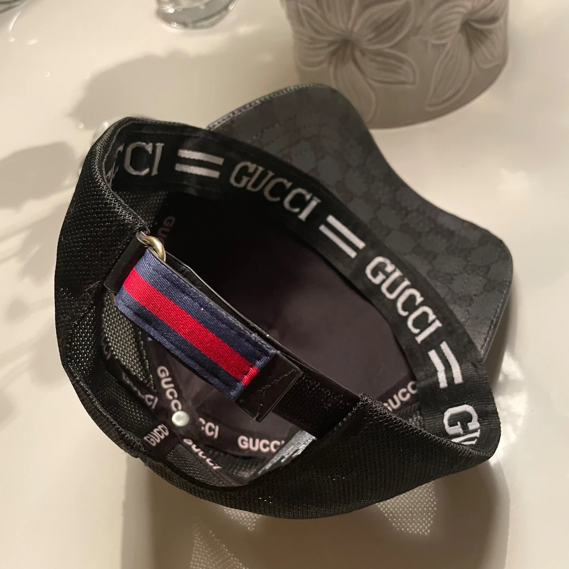 Svart Gucci Keps - 90