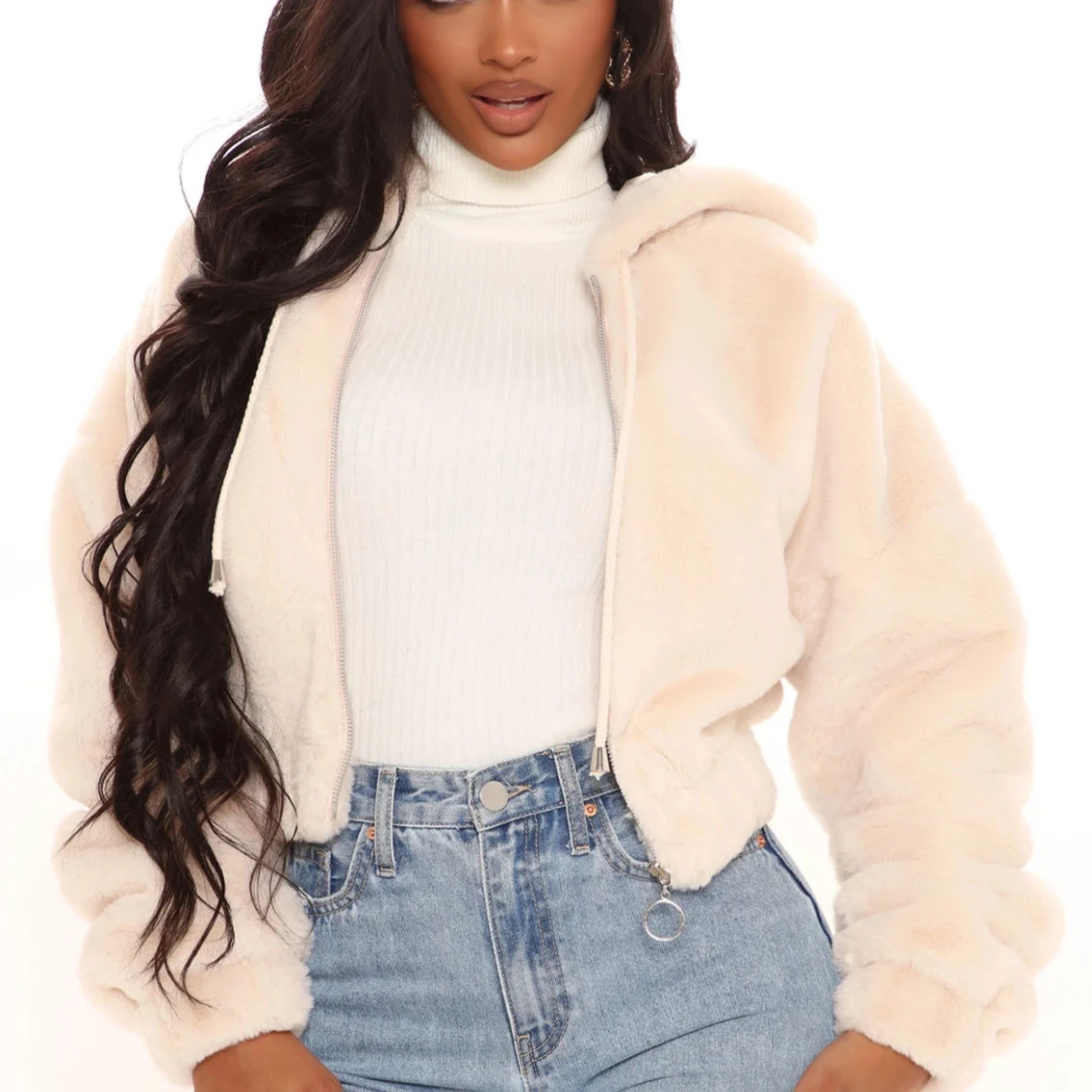 Super söt päls jacka! - 92