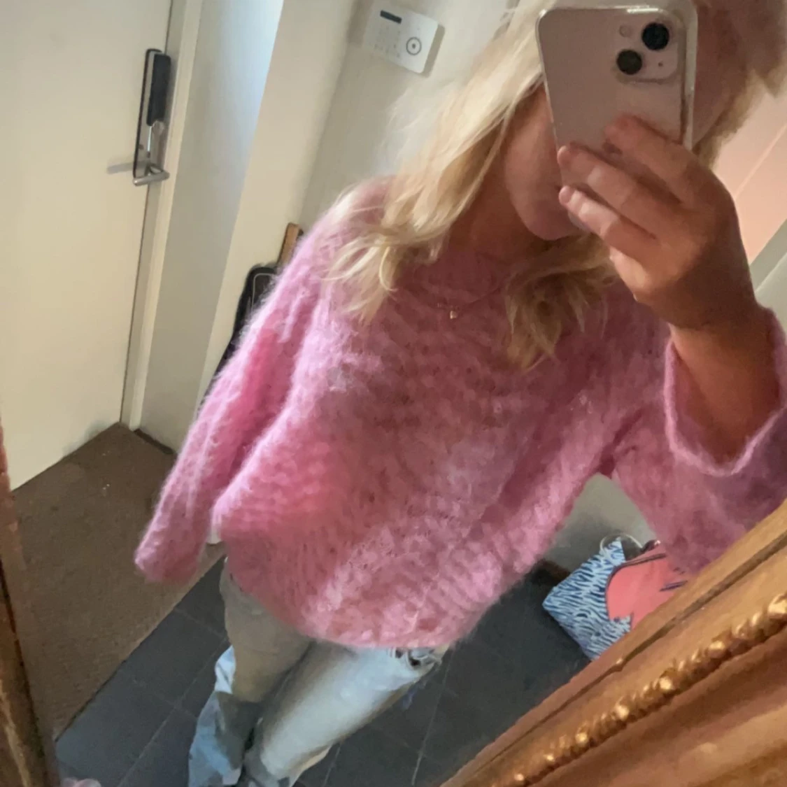 Tjocktröja i alpacka  - 90