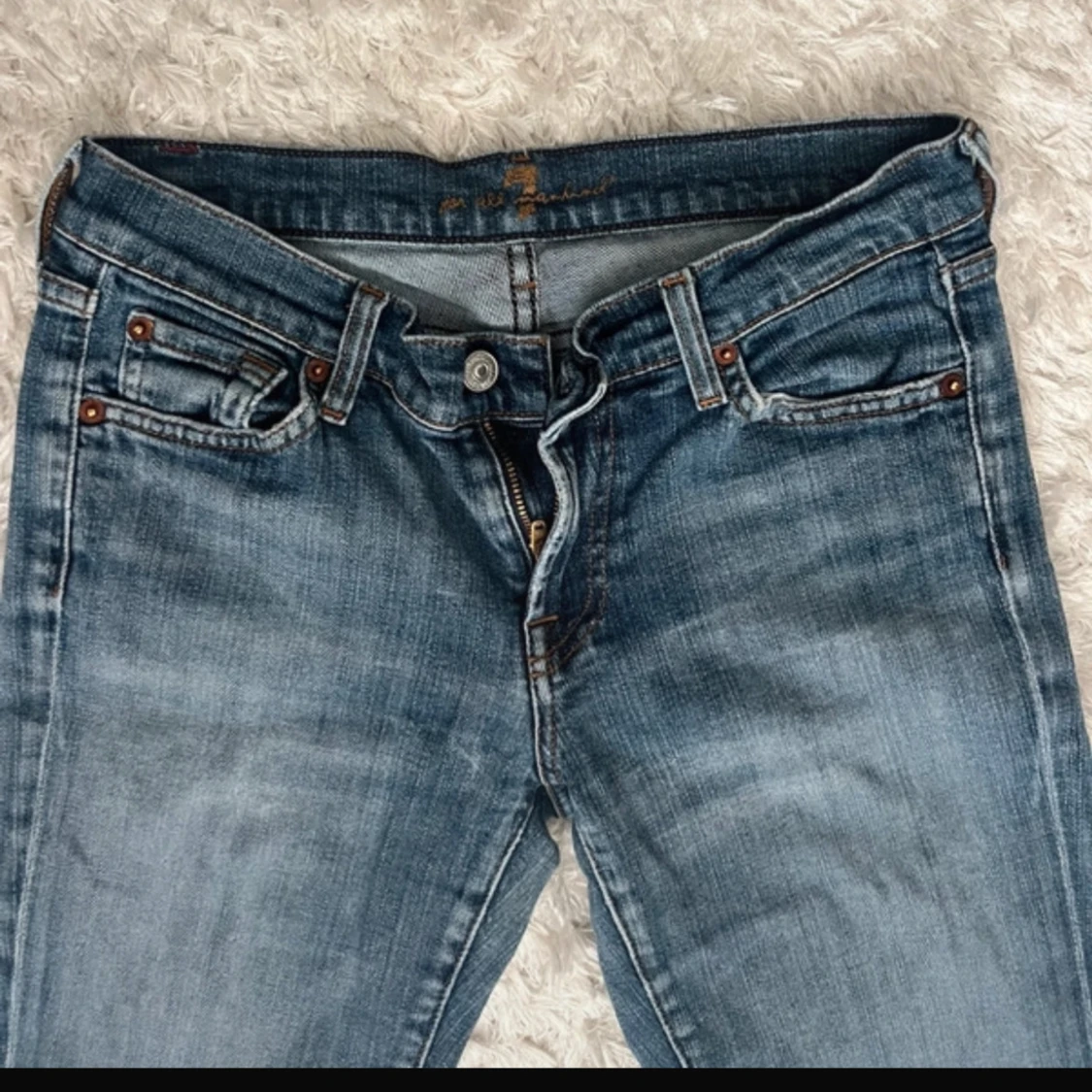 Lågmidjade bootcut jeans 