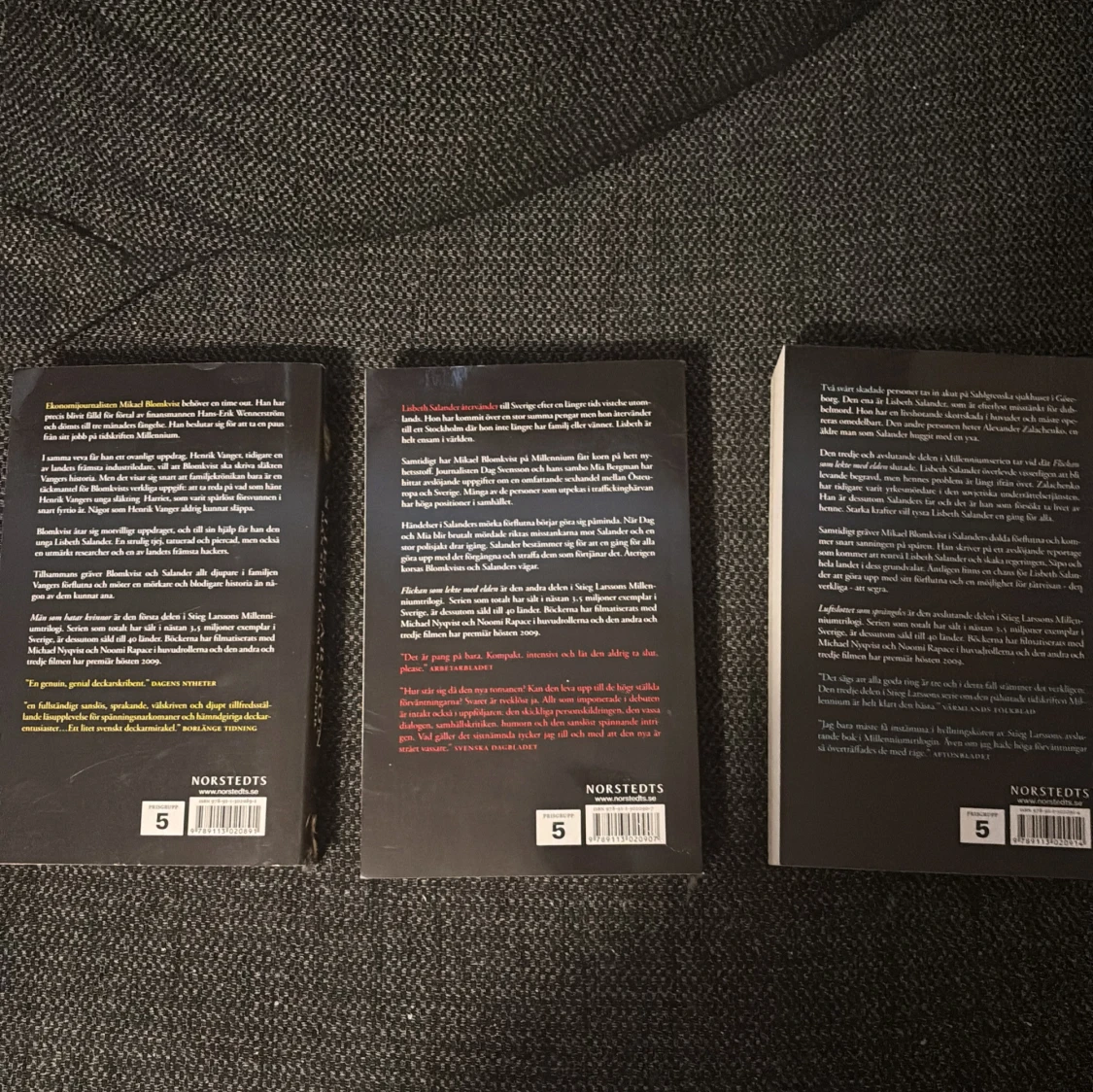 Millennium-trilogin av Stieg Larsson - 1