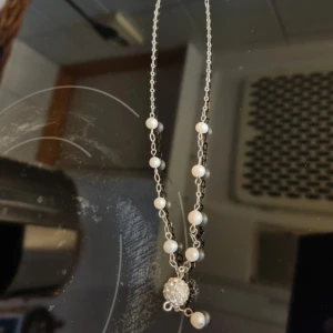 Halsband  - Silverfärgat halsband 